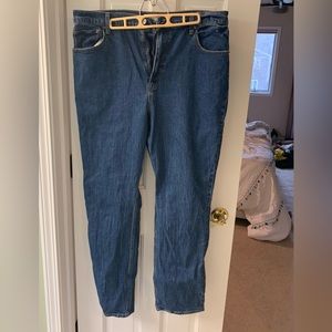 Abercrombie and Fitch High Rise Slim Straight Size 16